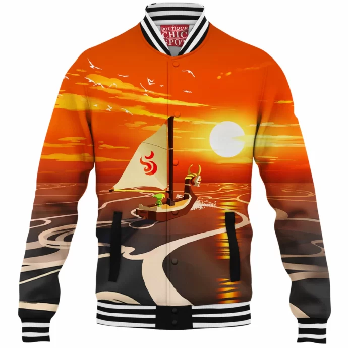 Wind Waker Sunset Baseball Jacket