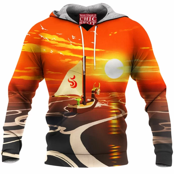 Wind Waker Sunset Fleece Hoodie