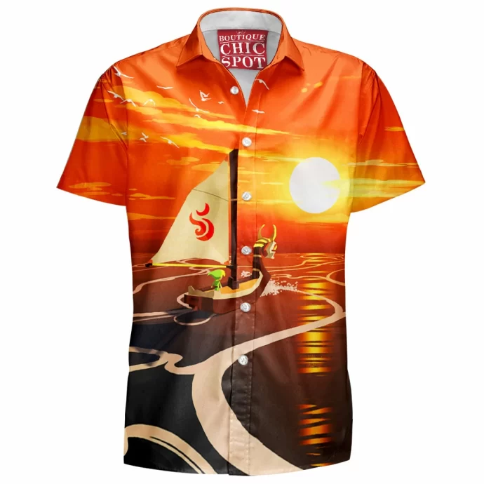 Wind Waker Sunset Hawaiian Shirt