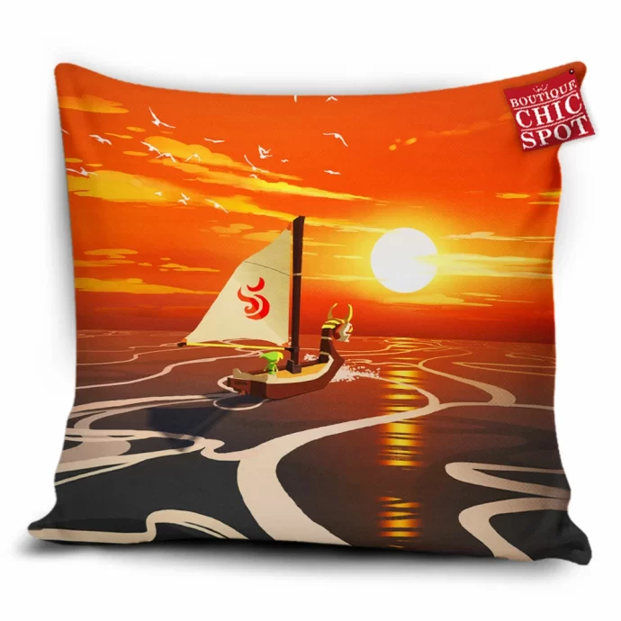 Wind Waker Sunset Pillow Cover