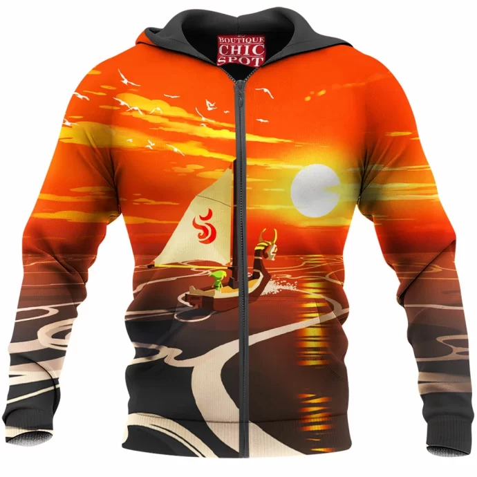 Wind Waker Sunset Zip Hoodie