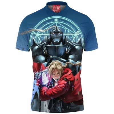 Anime Polo Shirt, Fullmetal Alchemist Polo Shirt