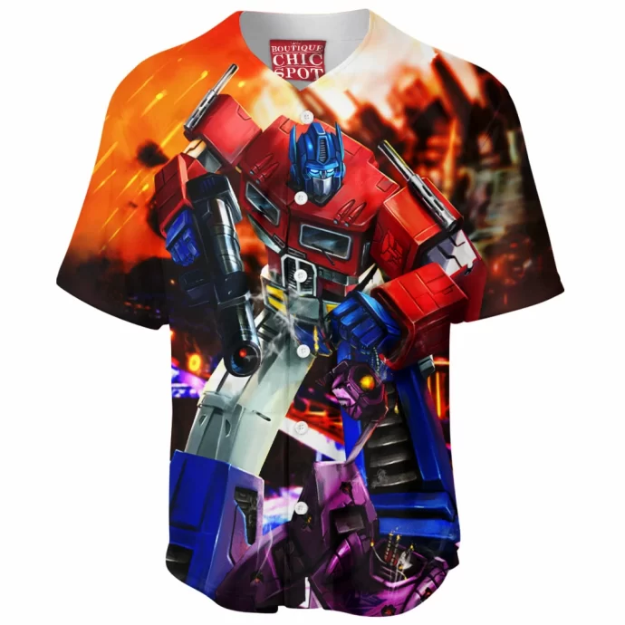 Optimus Prime Baseball Jersey