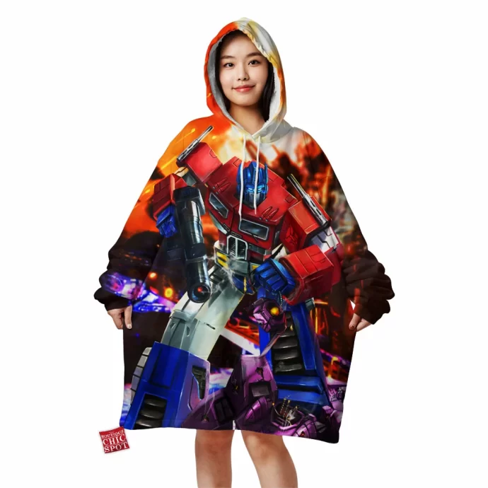 Optimus Prime Blanket Hoodie