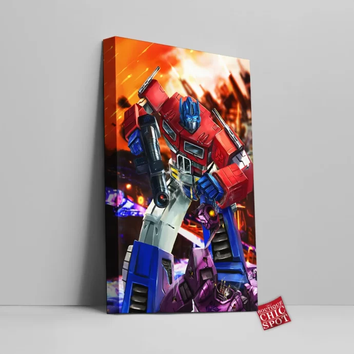 Optimus Prime Canvas Wall Art