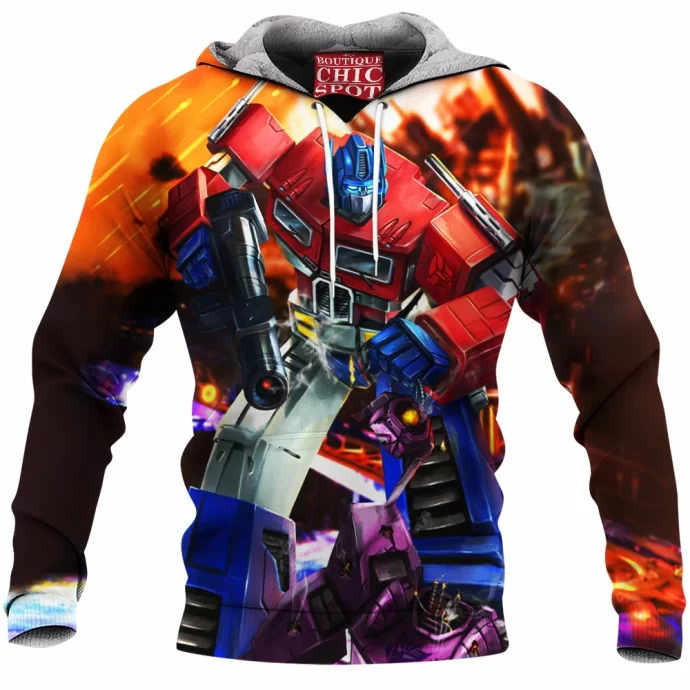 Optimus Prime Fleece Hoodie