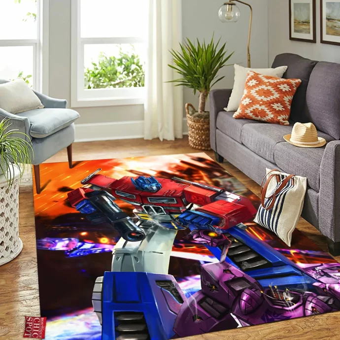 Optimus Prime Rectangle Rug