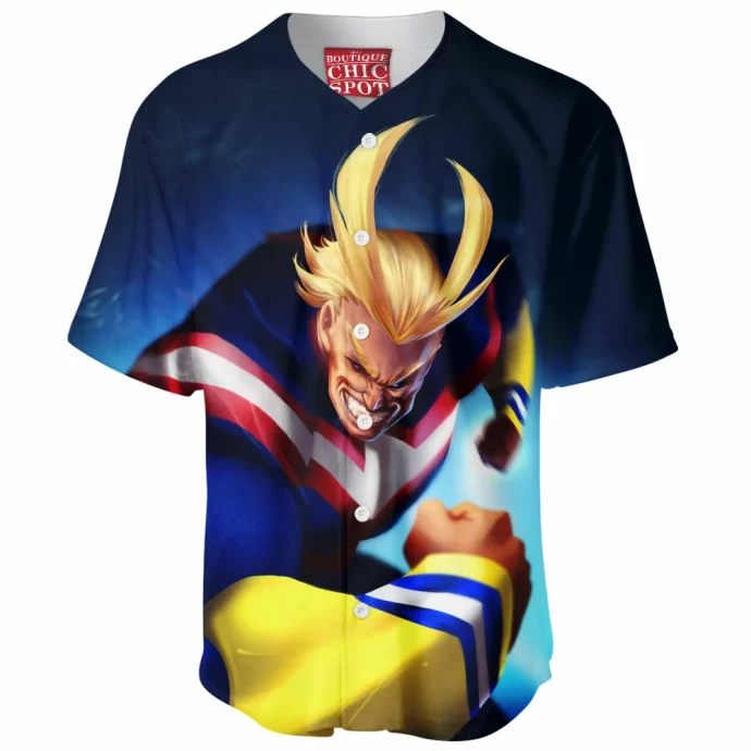 All Might Baseball Jersey