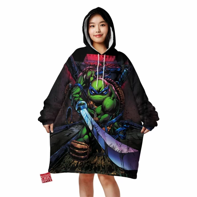 Leonardo Tmnt Blanket Hoodie