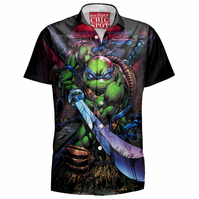 Leonardo Tmnt Hawaiian Shirt