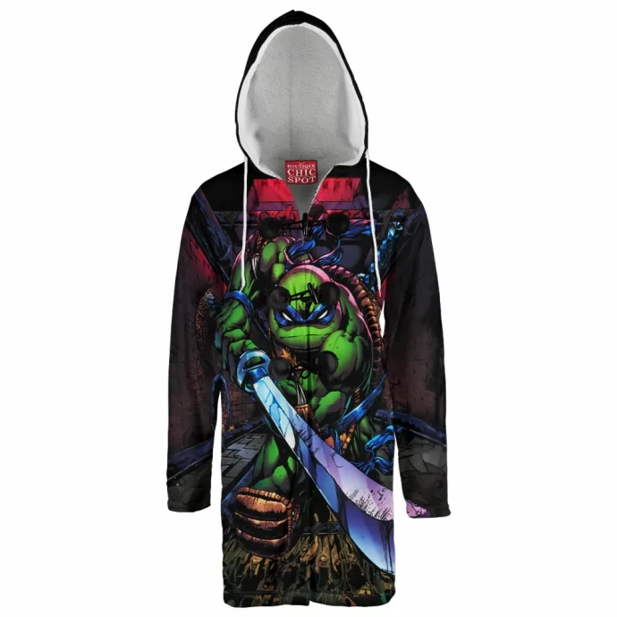 Leonardo Tmnt Hooded Cloak Coat