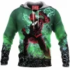 Comic Fleece-Hoodie, Red Death Fleece-Hoodie