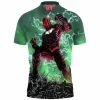 Comic Polo Shirt, Red Death Polo Shirt