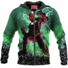 Comic Zip-Hoodie, Red Death Zip-Hoodie
