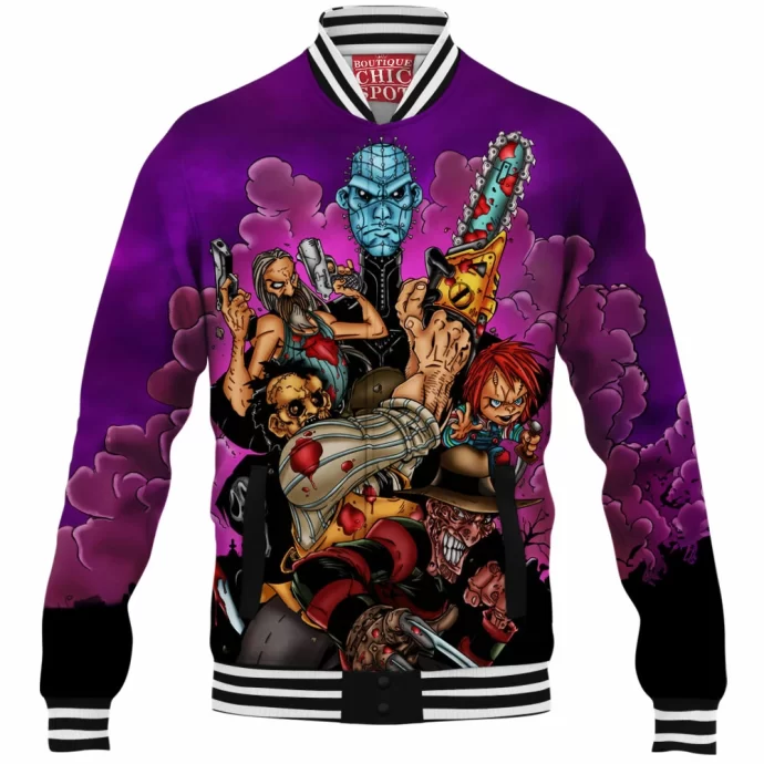 Horror Flick All Stars Baseball Jacket