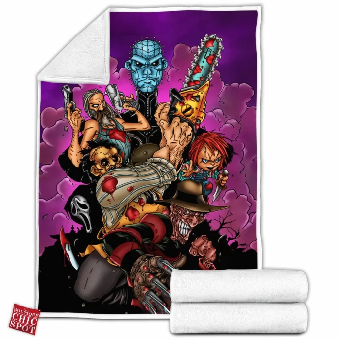 Horror Flick All Stars Fleece Blanket