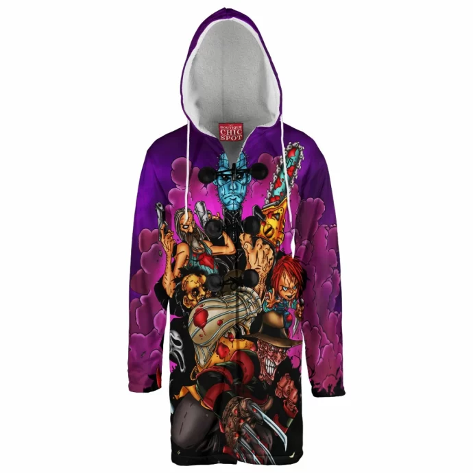 Horror Flick All Stars Hooded Cloak Coat