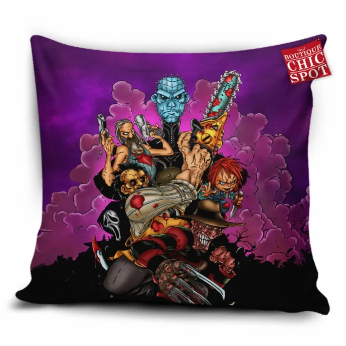 Horror Flick All Stars Pillow Cover