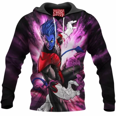 Comic Hoodie, Nightcrawler Hoodie, X-men Hoodie