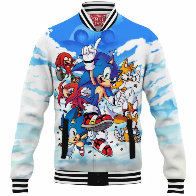 Sonic The Hedgehog Baseball Jacket