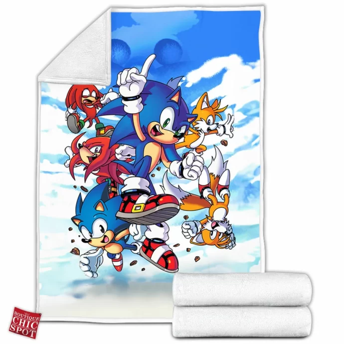 Sonic The Hedgehog Fleece Blanket