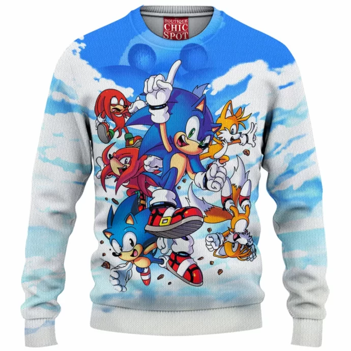 Sonic The Hedgehog Knitted Sweater