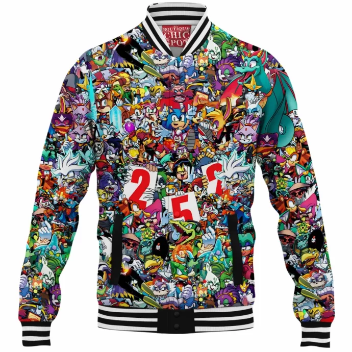 Sonic The Hedgehog Baseball Jacket