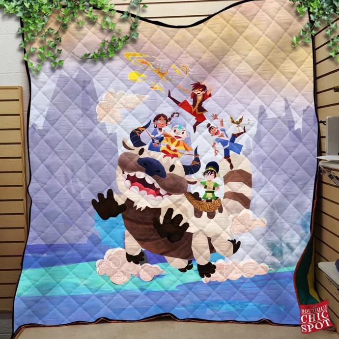 Avatar The Last Airbender Quilt Blanket