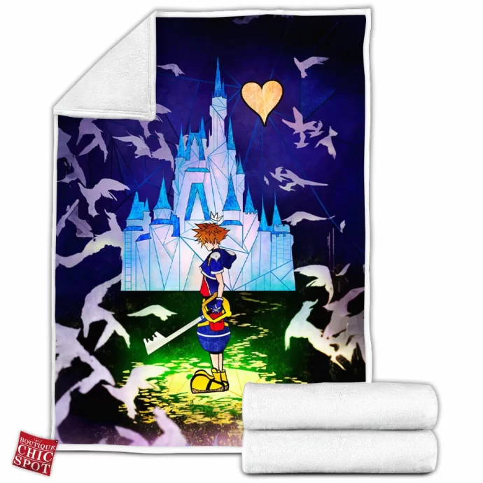 Kingdom Hearts Fleece Blanket