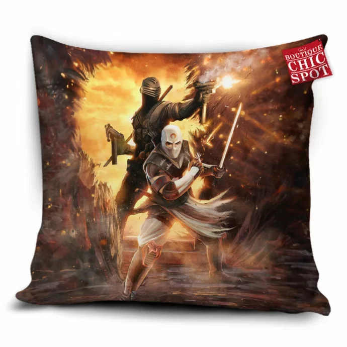 Snake Eyes And Storm Shadow Pillow Cover