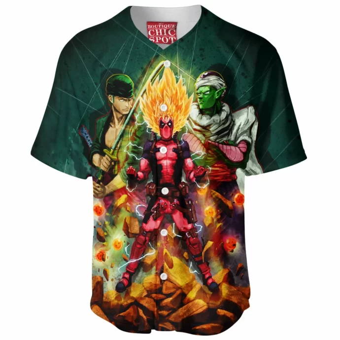 Deadpool Zoro Piccolo Baseball Jersey