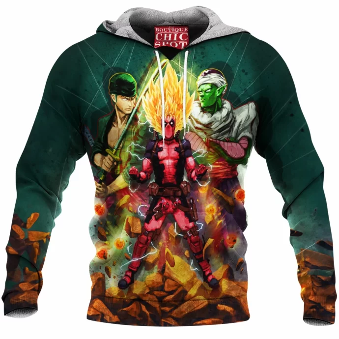 Deadpool Zoro Piccolo Fleece Hoodie