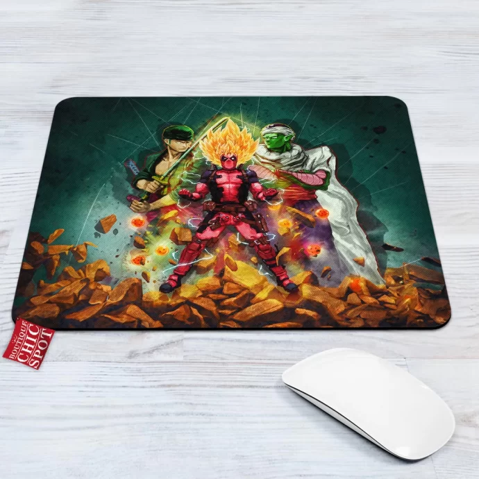 Deadpool Zoro Piccolo Mouse Pad