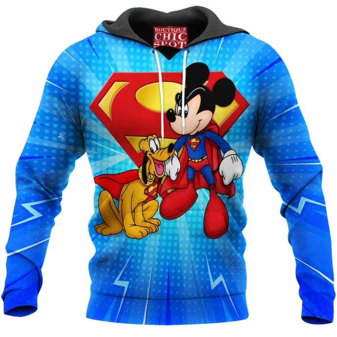 Mickey Mouse And Pluto Disney Hoodie