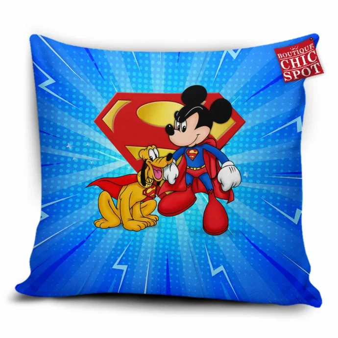 Mickey Mouse And Pluto Disney Pillow Cover