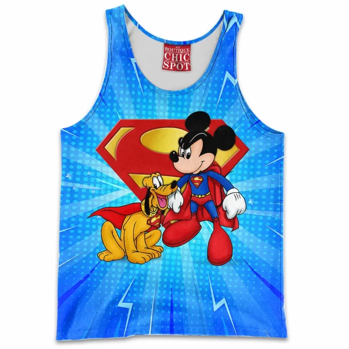 Mickey Mouse And Pluto Disney Tank Top