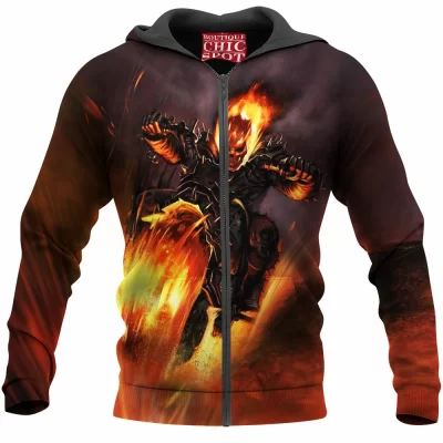 Comic Zip-Hoodie, Ghost Rider Zip-Hoodie