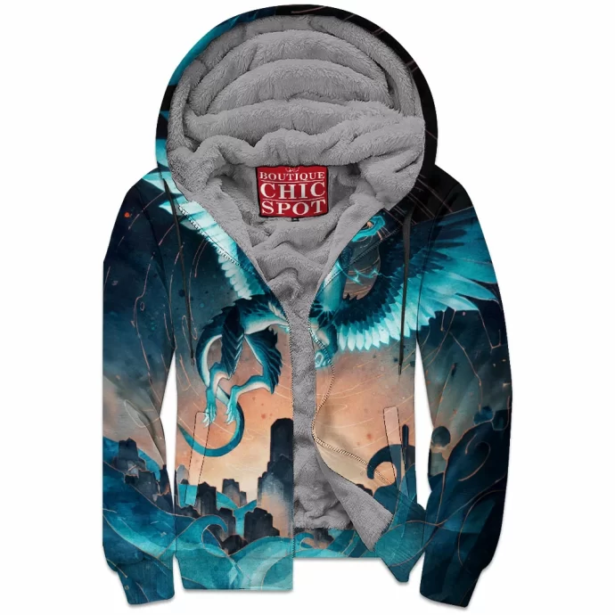 Dragon Zip Fleece Hoodie