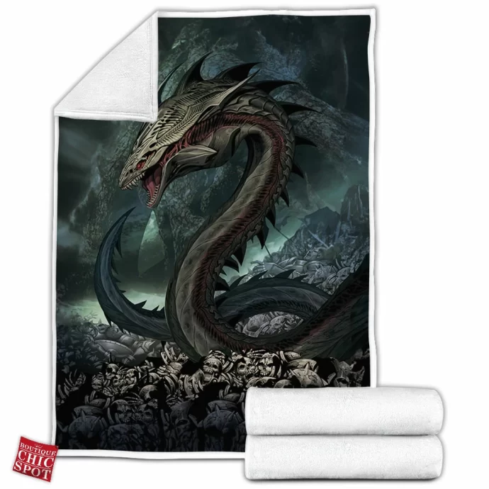 Nidhogg Fleece Blanket