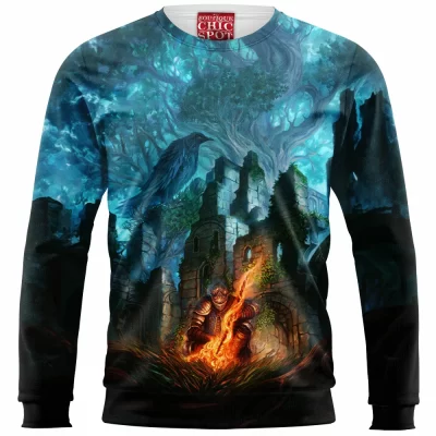 Game Zip Sweatshirt, Dark Souls Zip Sweatshirt