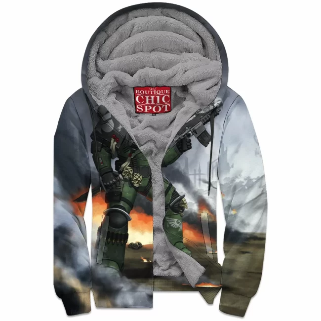 N THAO Boutique 5136 Zip Fleece Hoodie