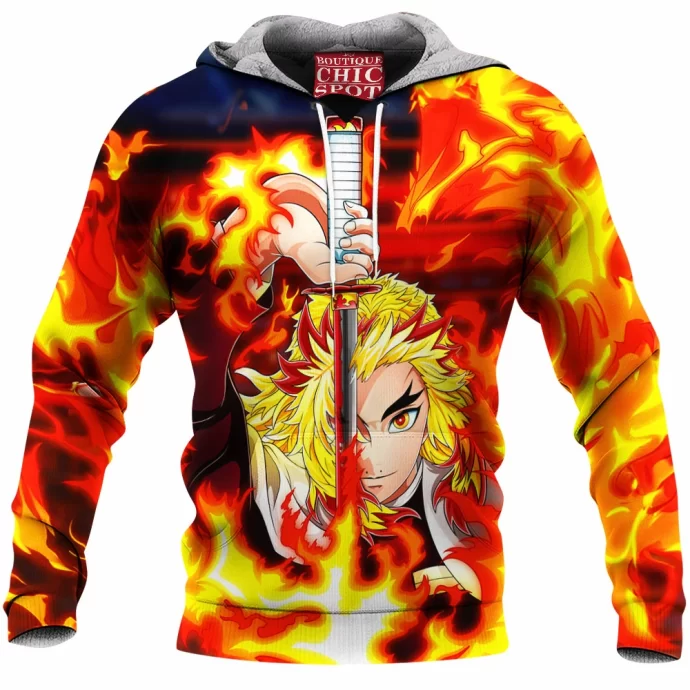 Rengoku Fleece Hoodie