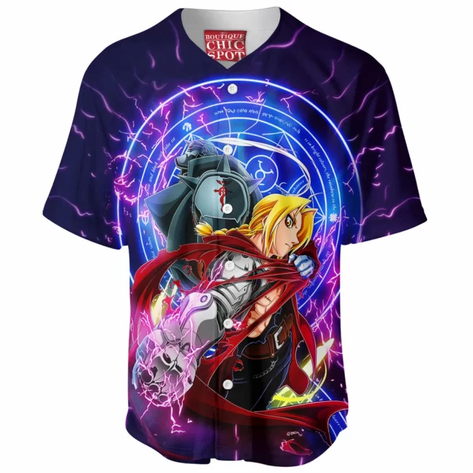 Fullmetal Alchemist Baseball Jersey