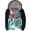 Game Zip-Fleece-Hoodie, Megaman Zip-Fleece-Hoodie