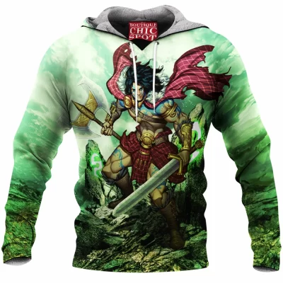 Warrior Fleece-Hoodie