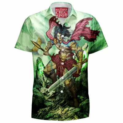 Warrior Hawaiian-Shirt