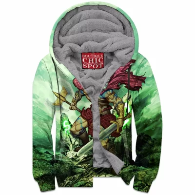 Warrior Zip-Fleece-Hoodie
