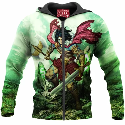 Warrior Zip-Hoodie