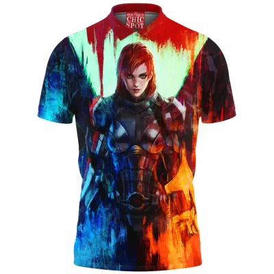 Game Polo Shirt, Mass Effect Polo Shirt