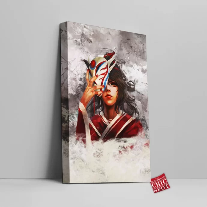 Bloodmoon Akali Canvas Wall Art